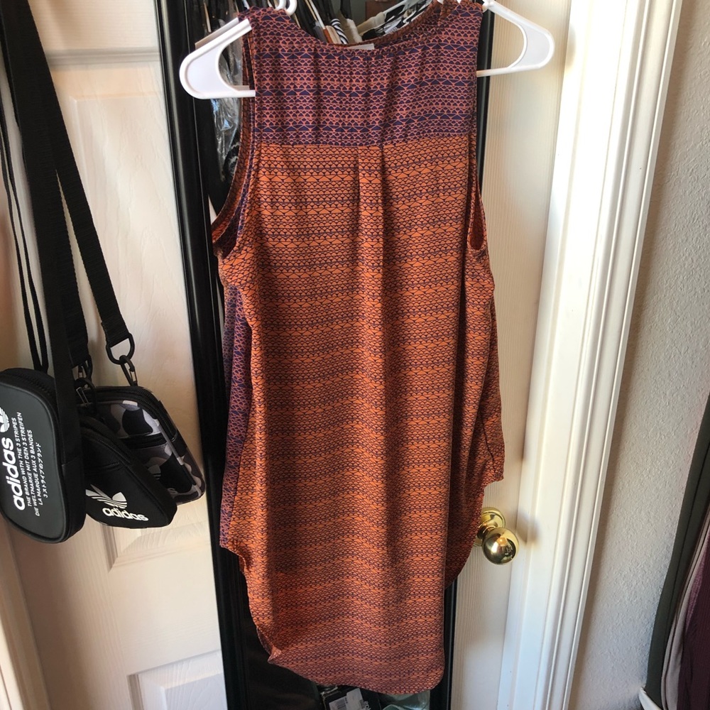 Lush Mix Print High-Low Tank - Picture 7 of 13